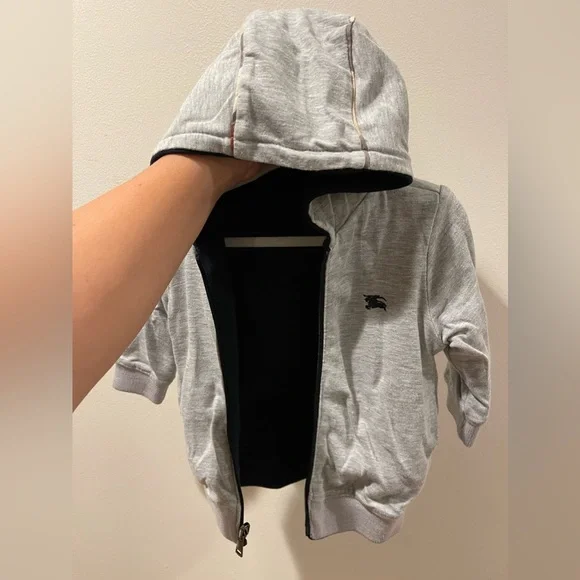 Burberry | Shirts & Tops | Burberry Reversible Zip Up Hoodie